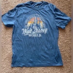 Disney Blue Walt Disney World Men's Tee